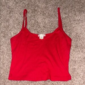 Red Women's Tank Top